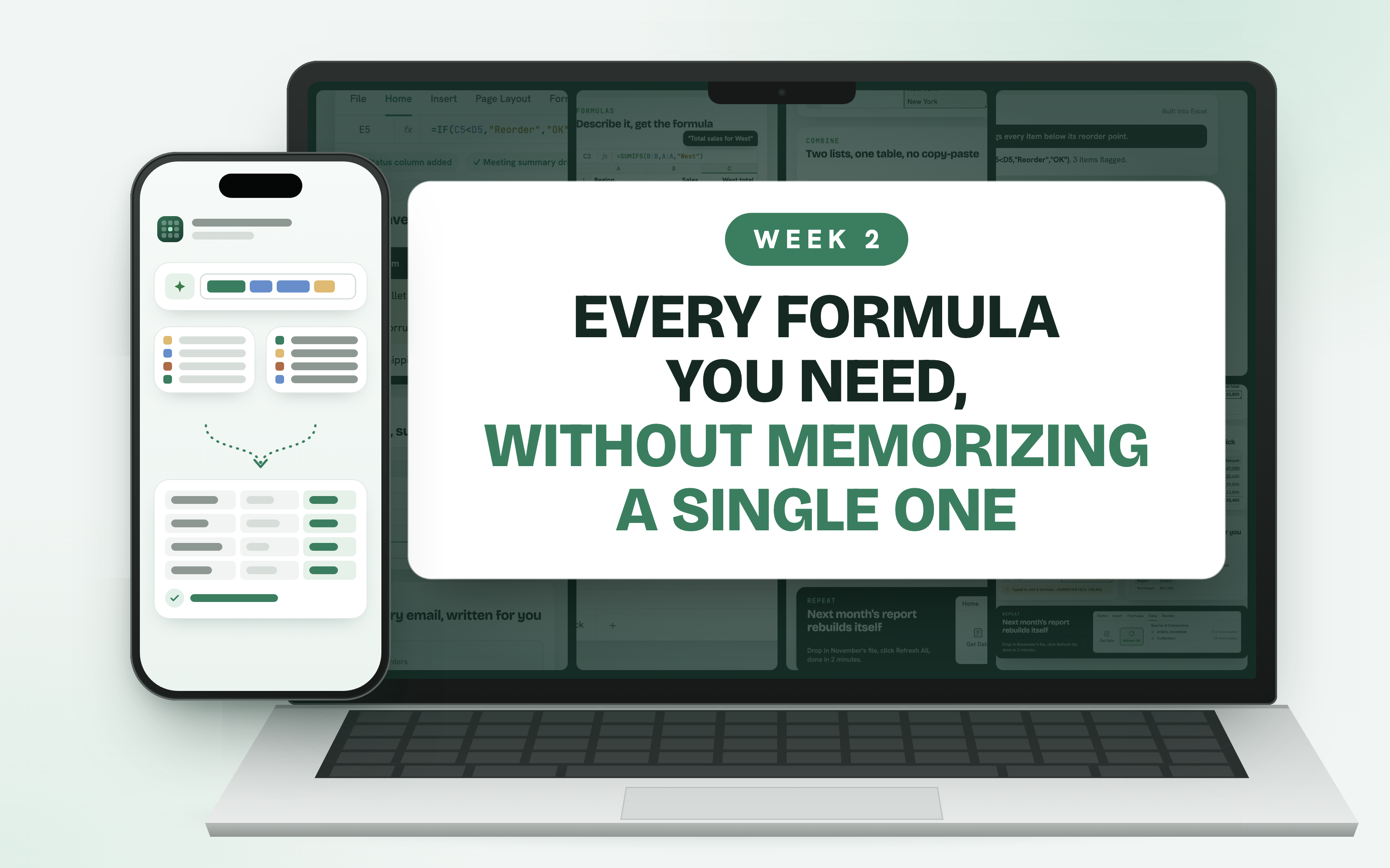 Week 2: Every Formula You Need, Without Memorizing a Single One